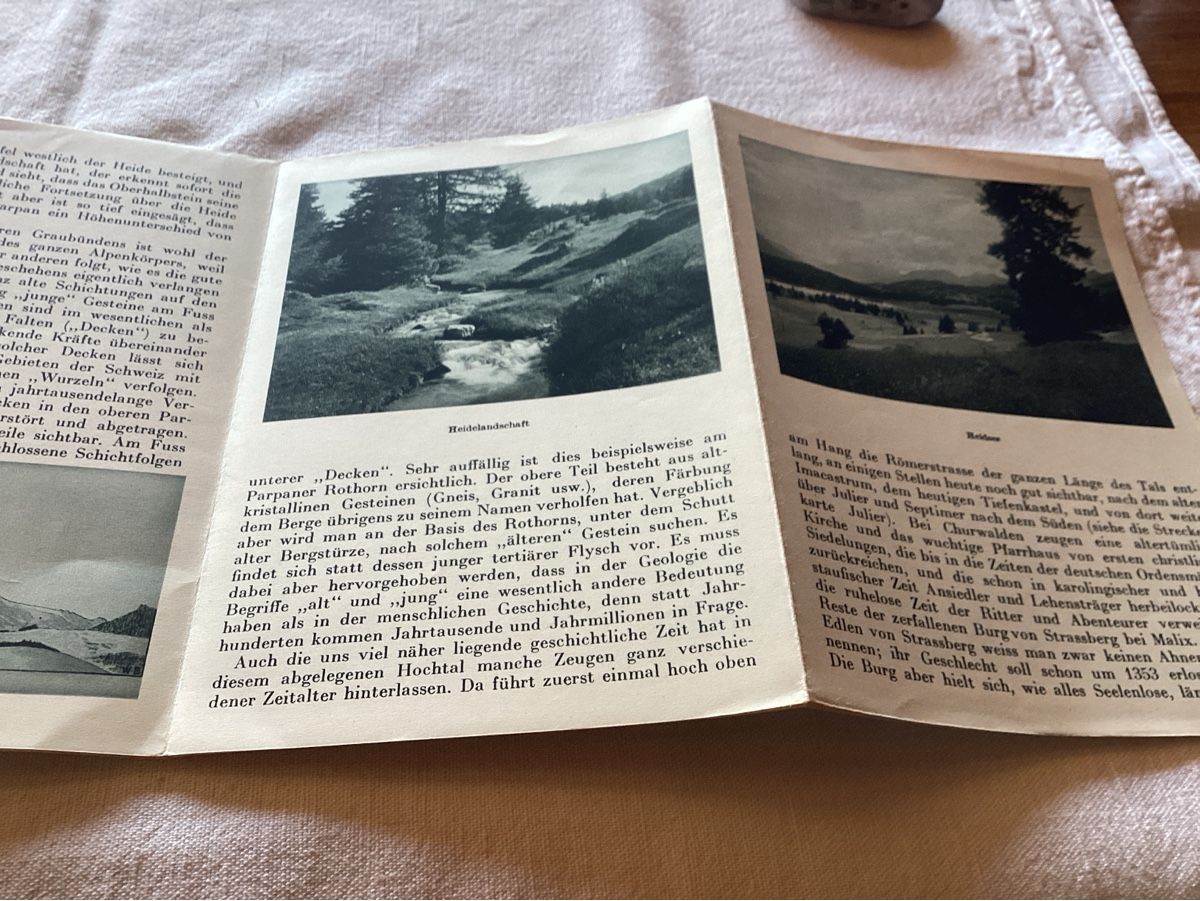 Ansichtskarten: Lenzerheide poststrasse – Gebraucht aus Luc (Ayent) von Rebouille 3
