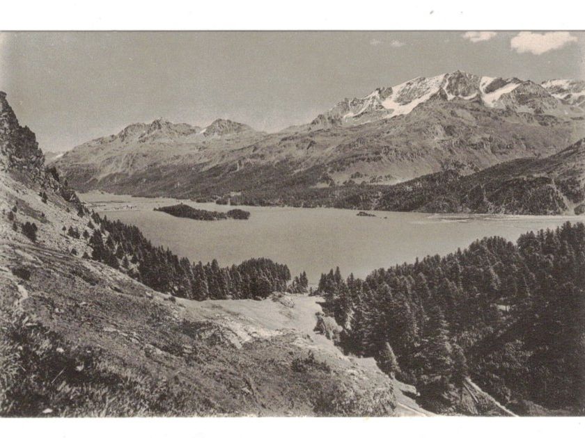 Cartoline postali: Sils von Grevasalvas Silsersee  Graubünden Halbinsel Chaste – Nuovo (secondo la descrizione) da Widnau venduto da Seppl480