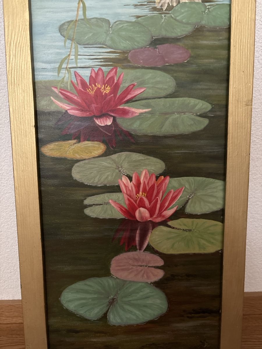 Dipinti: K.Bickel Junior Öl Gemälde 30x115cm – Usato da Flums venduto da Limatools 2