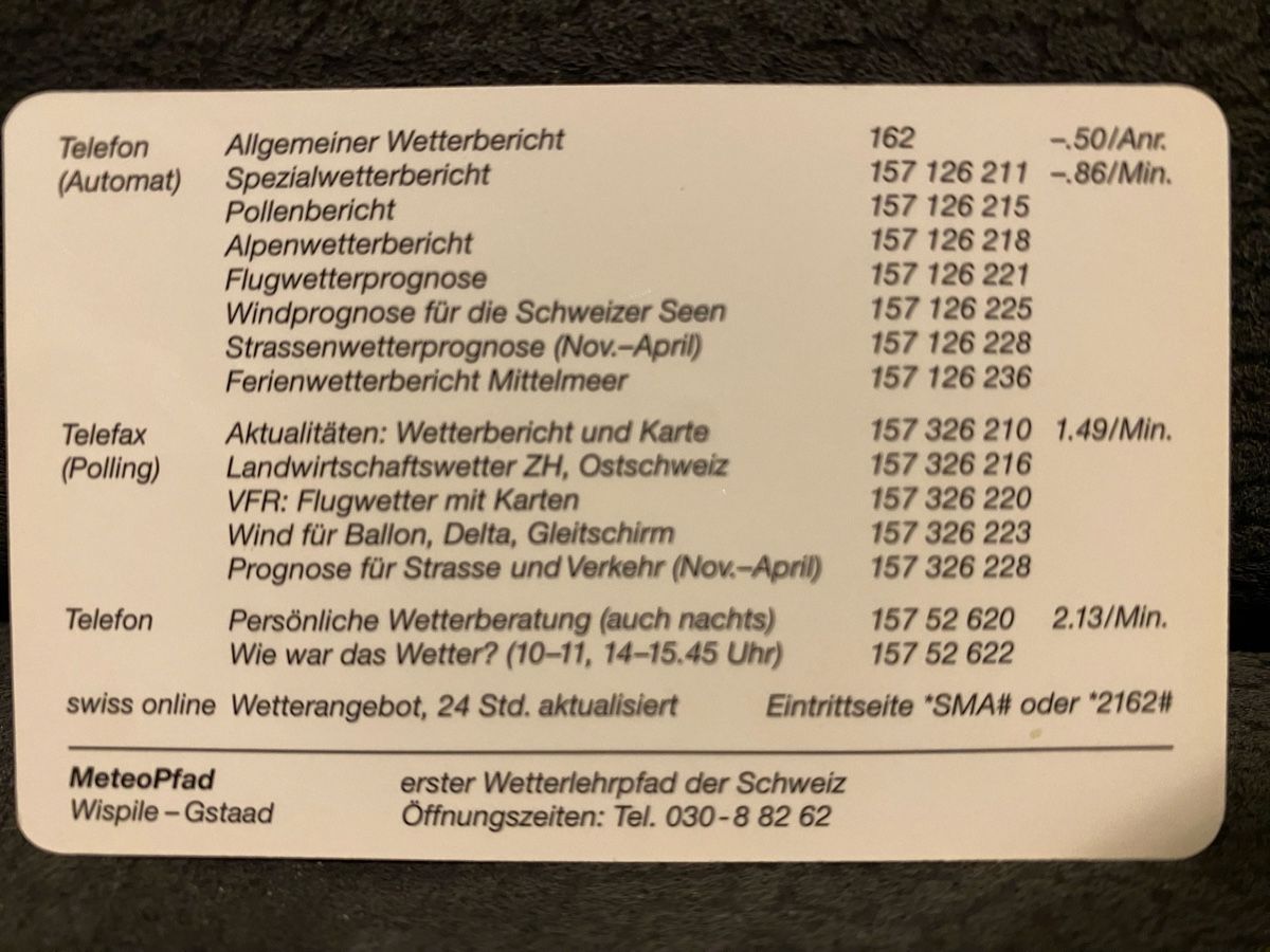 Telefon- & Taxkarten: Carte – Gebraucht aus Lausanne von babacard10 1