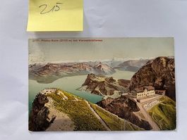 Postkarte Pilatus-Kulm mit Vierwaldstättersee; 1908