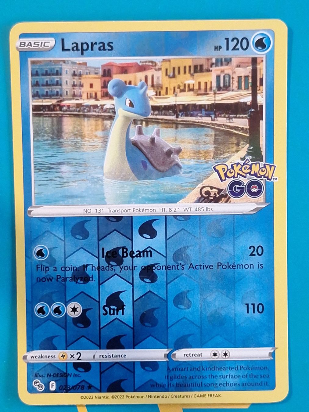Pokémon Carte collezionabili: Lapras - Reverse Holo - Pokemon GO #2.10 – Usato da Altstätten SG venduto da GGsGameshop