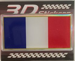 Frankreich 3D Aufkleber Sticker ca. 40x78mm NEU