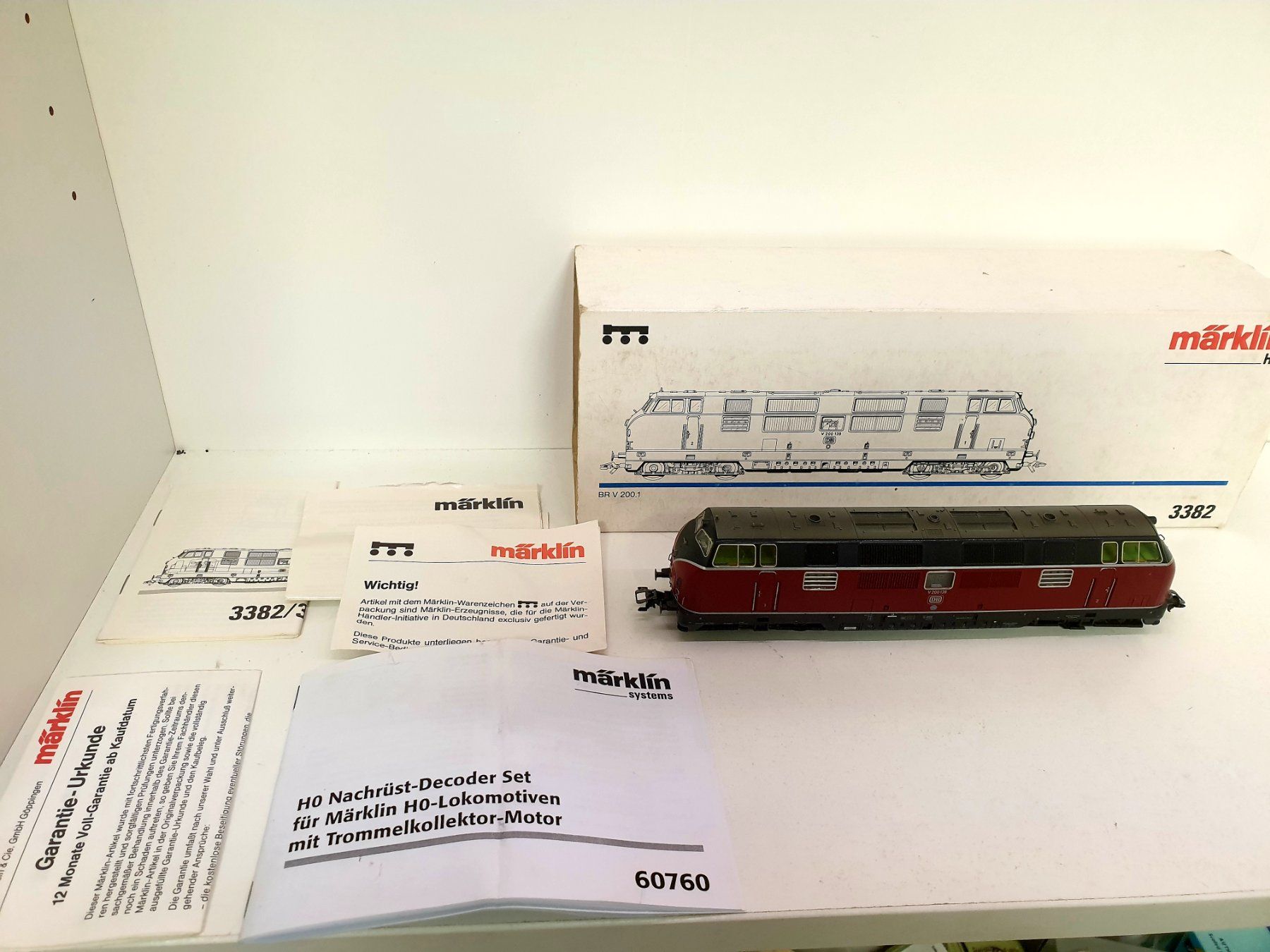 Märklin Modelleisenbahnen: Märklin DB BR  V200.1 Digital neuer Decoder  3382 – Gebraucht aus Neuenhof von ludovicco