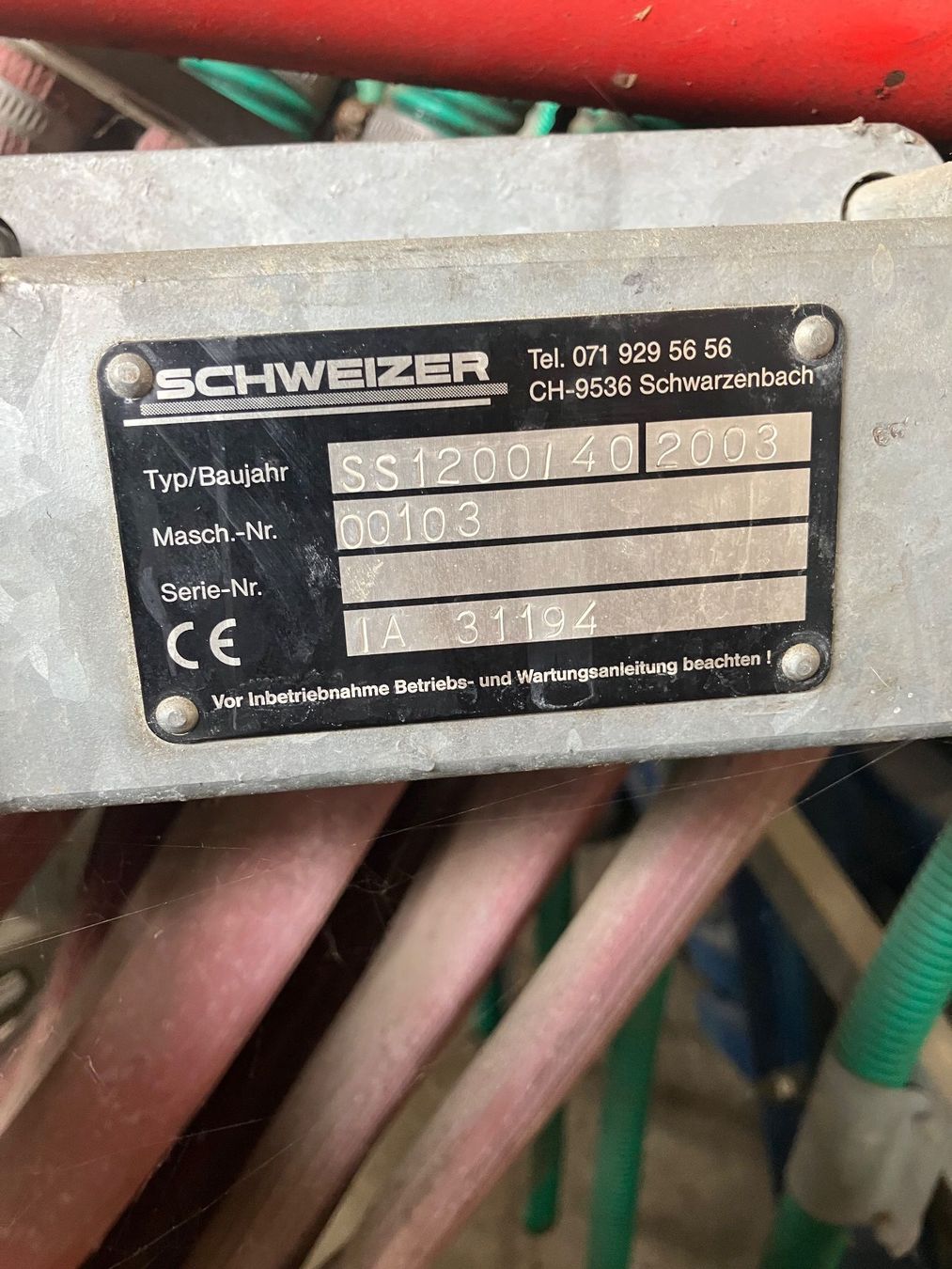 Alle Maschinen: Schleppschlauch Schweizer 12m – Gebraucht aus Grosswangen von werkstatt6022 2