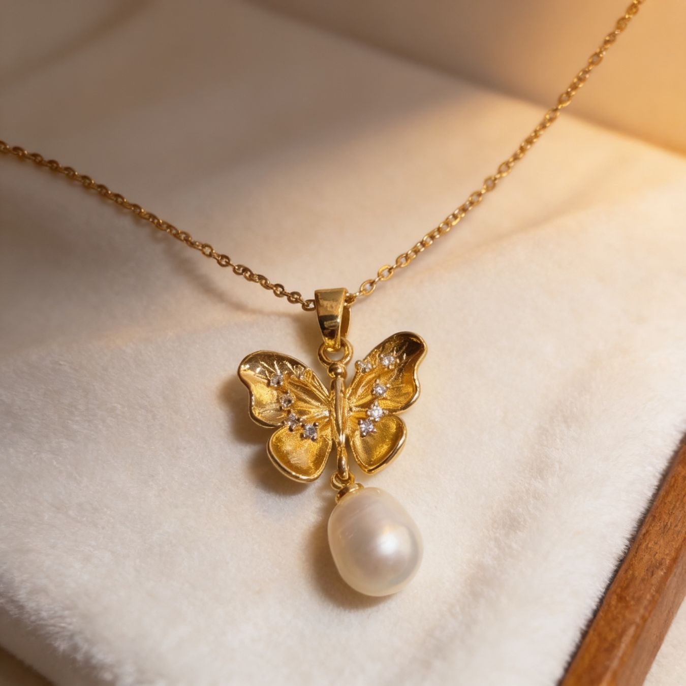 Altri gioielli: Parure Papillon Perlé – Nuovo e nell'imballaggio originale da St-Maurice venduto da Sandrinette123 5