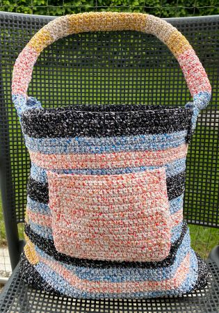 Tasche / Einkaufstasche, selbstgemacht aus Packschnur