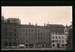 Herisau, Häuserfassaden am Kirchplatz