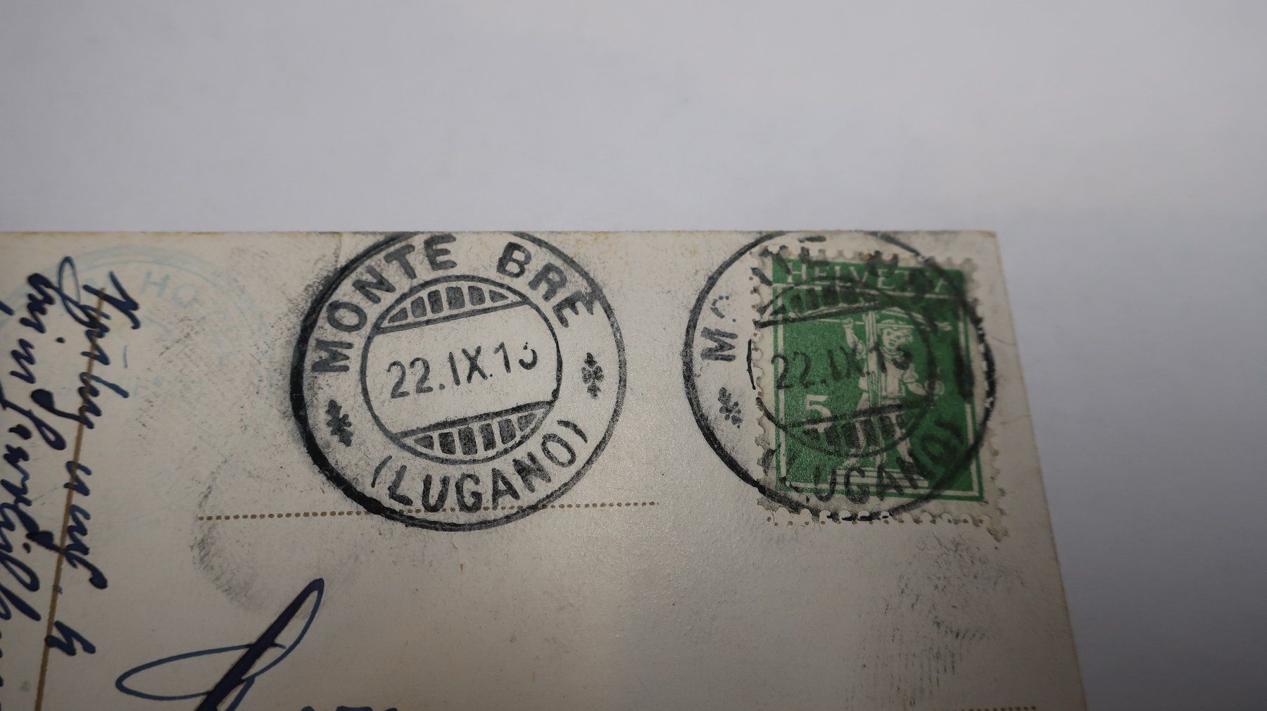 Ansichtskarten: Monte Bré Kulmhôtel 1913 – Gebraucht aus Cormoret von Pascalll2001 3