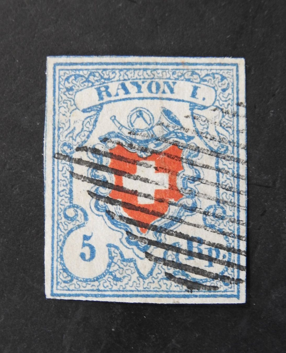 Tutti i francobolli: Rayon I, Type 27 C1,  breitrandig, TOP – Usato da Rain venduto da Sterne13