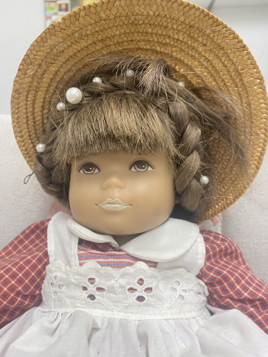 Bambole: Puppe mit Strohhut und Kleid, ca 46cm – Usato da Zollikon venduto da Dory11 1