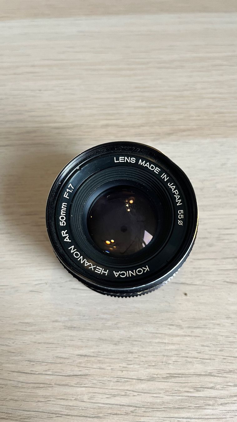 Konica Obiettivi: Konica Hexanon AR 50mm f1.7 – Usato da St.Gallen venduto da BRT91 1