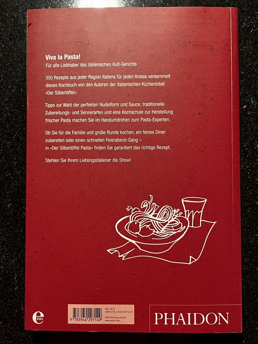Bücher: Der Silberlöffel, Pasta, Kochbuch – Neu (gemäss Beschreibung) aus Uettligen von aeraes 1