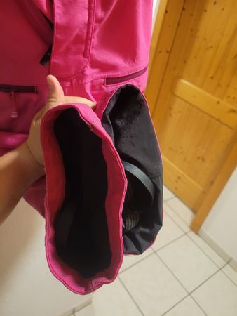 Skihose Latzhose ISBJÖRN pink Grösse 116 cm guter Zustand