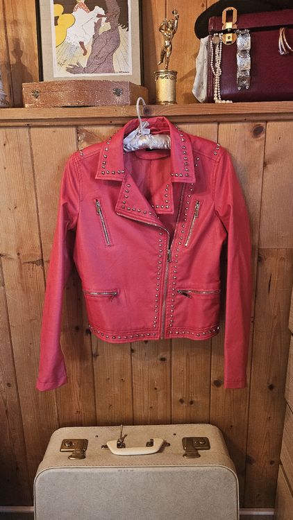Bottes Western OLD GRINGO - Cuir Rouge Clouté Motif Serpent - Taille US 7.5 Femme - Neufes Avec étiquettes