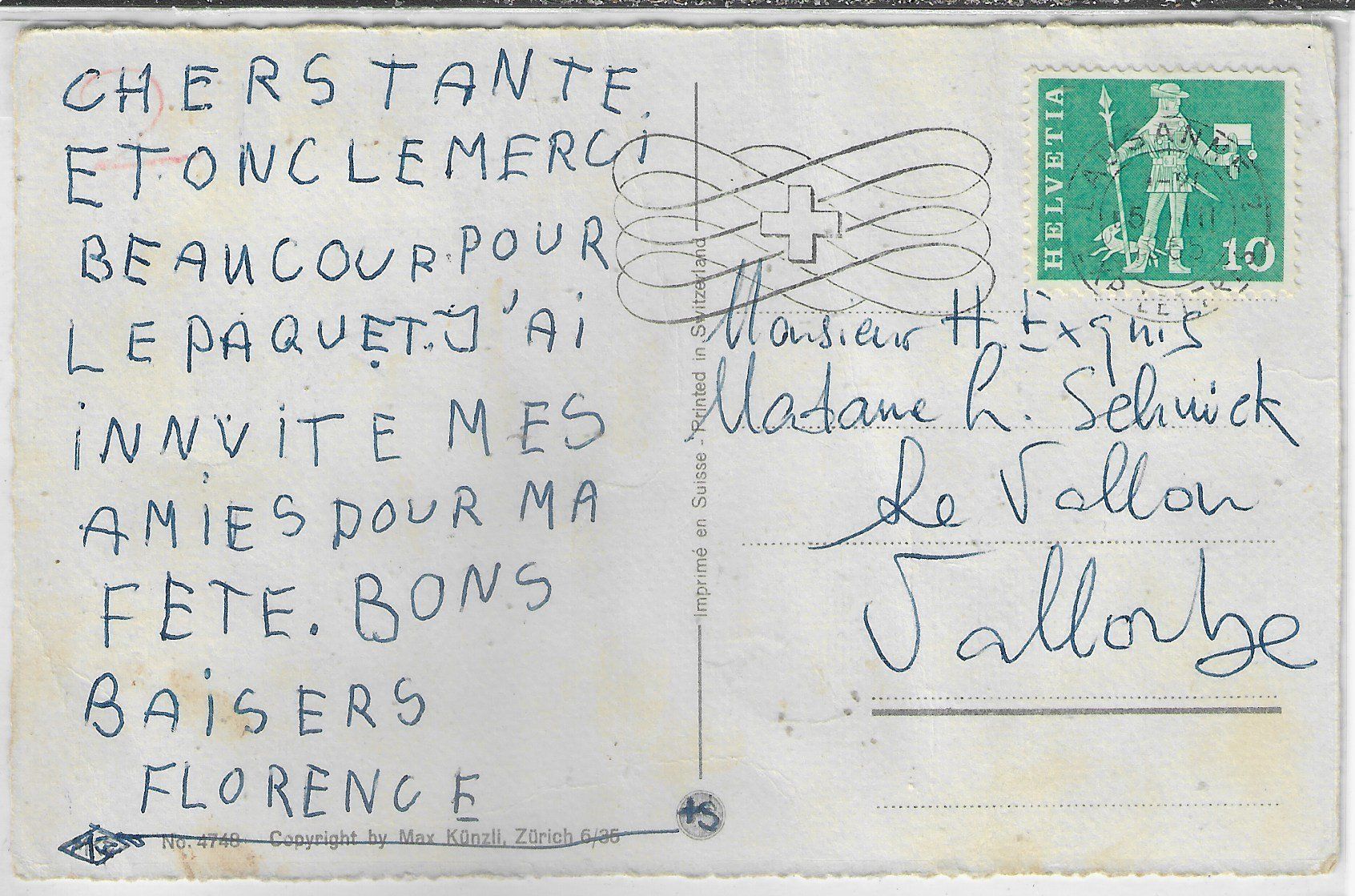 Cartoline postali: Katzen-Familie beim Pick-nick – Difettoso da Ettingen venduto da Kartenplanet 1