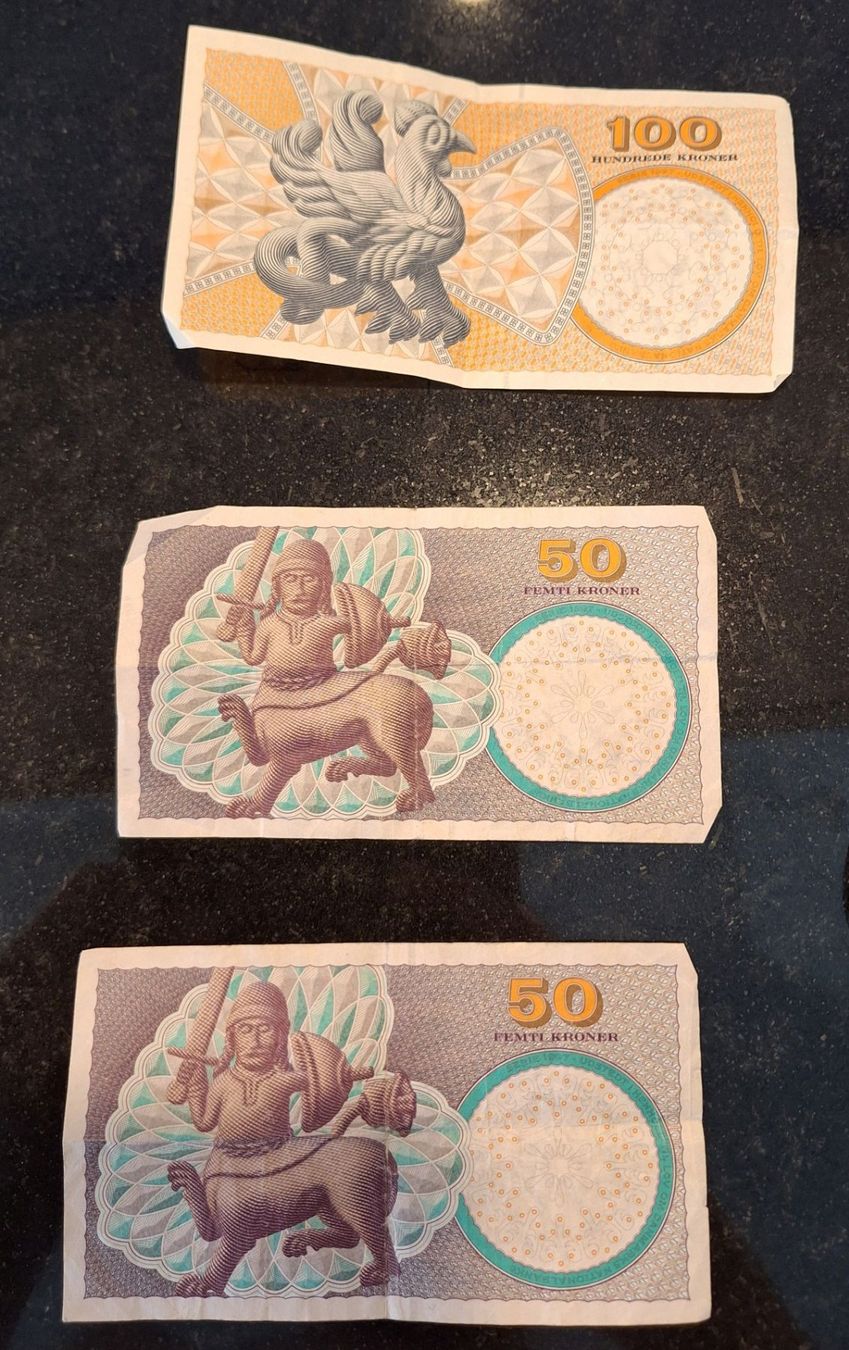 Banconote: alte dänische Banknoten – Usato da Winterthur venduto da thusa01