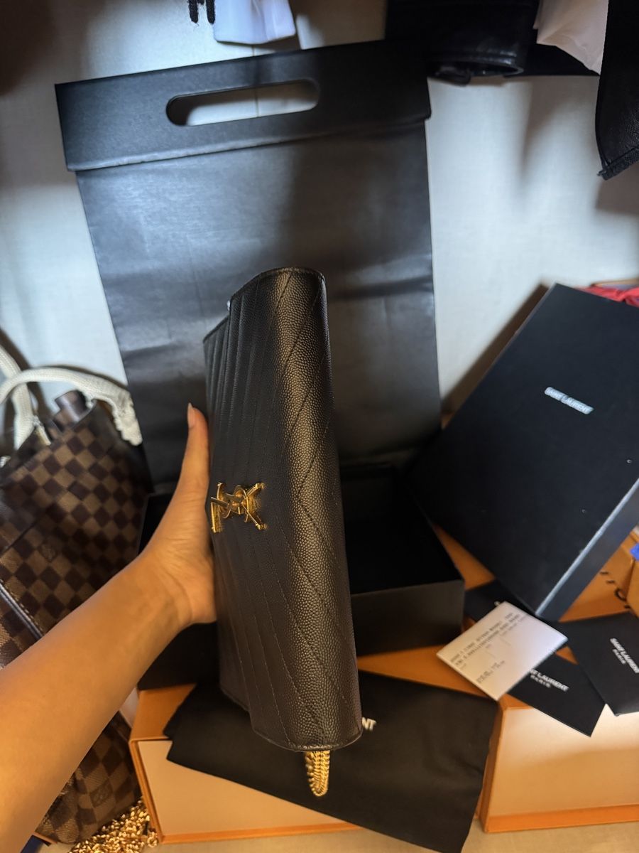 Saint Laurent Borse da donna: Saint Laurent Classic Chain Wallet (WOC 9) Full set – Usato da Widnau venduto da Pukpan_99 8
