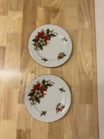 Vohrenstrauss Teller Blumen Dekor 2 Stk.