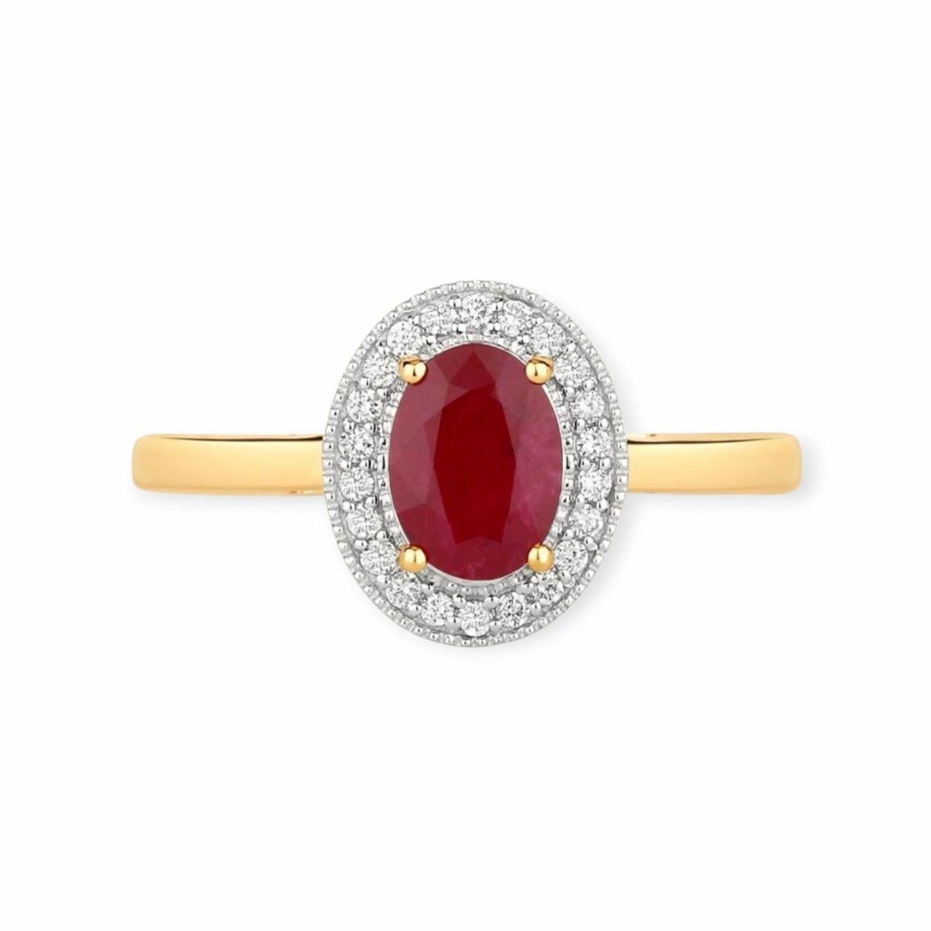 Anelli: Rubin-Ring 14k Gelbgold 1,08ct – Nuovo e nell'imballaggio originale da Illnau venduto da Juwelier_Mahler_GmbH