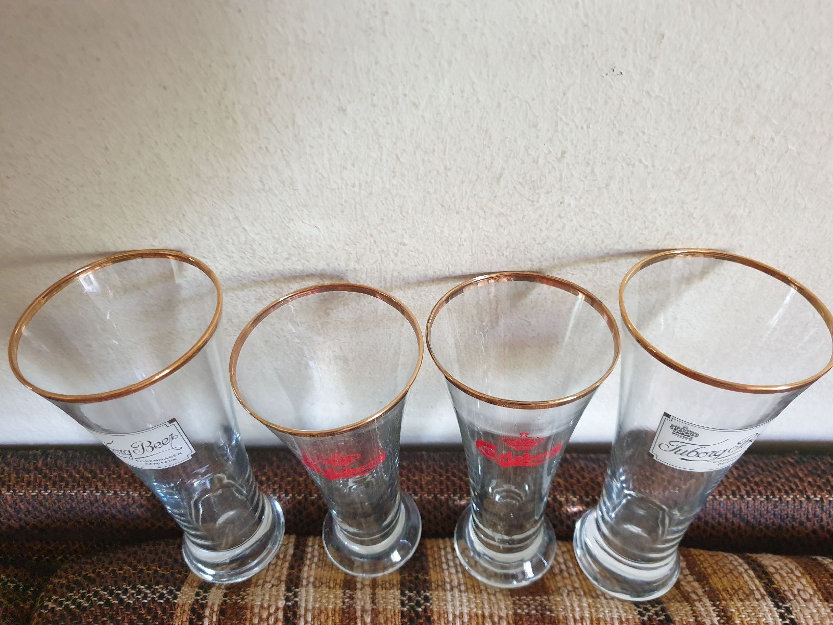 Gläser: DANMARK BEER – Gebraucht aus Viganello von Priska.c 1