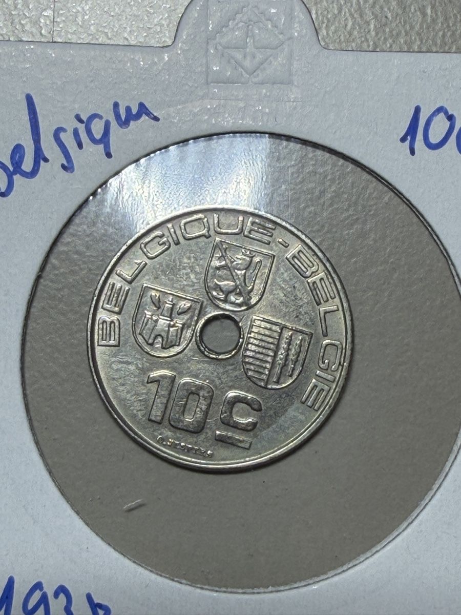 Tutti le monete: Belgique - 10 centimes - 1938 – Usato da Payerne venduto da Mike1682