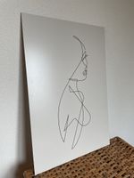 Wandbild mit Frau, modern, neu, 30x45cm