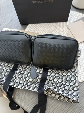 Bottega Veneta faltbarer Shopper – Intrecciato Leder – NEU