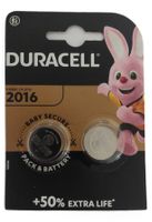 Duracell 2016 Knopfzellen | Batterien | 2 Stück | NEU & OVP!