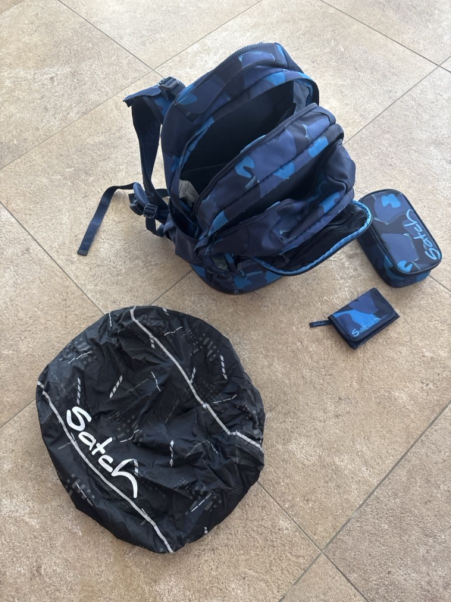 Rucksäcke: Schulrucksack Satch blau – Gebraucht aus Jona von Metallkunst73