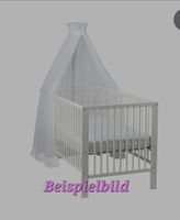 Betthimmel für Babybett mit Stange, weiss, ungebraucht