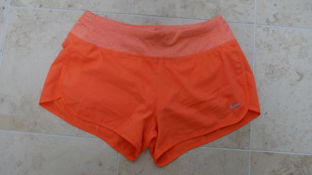 Nike Shorts Sporthose kurz orange Laufhose