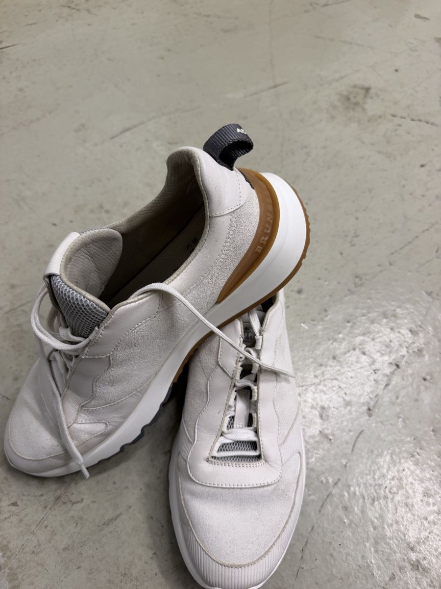 Brunello Cucinelli Scarpe da uomo: Baskets Brunello Cucinelli blanc taille 42 – Usato da Lausanne venduto da ordinaire