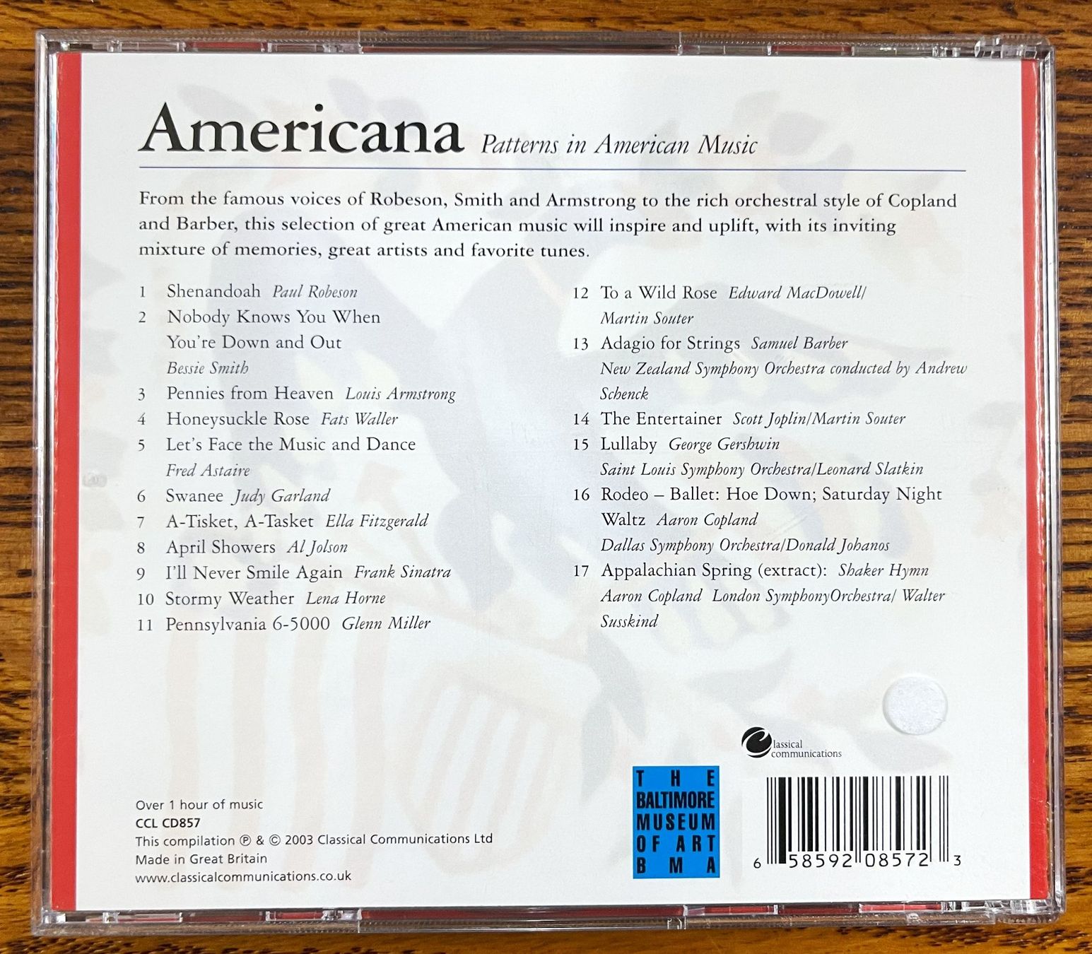 CD: Americana: Patterns in American Music CD – Usato da Oftringen venduto da Vucki 1