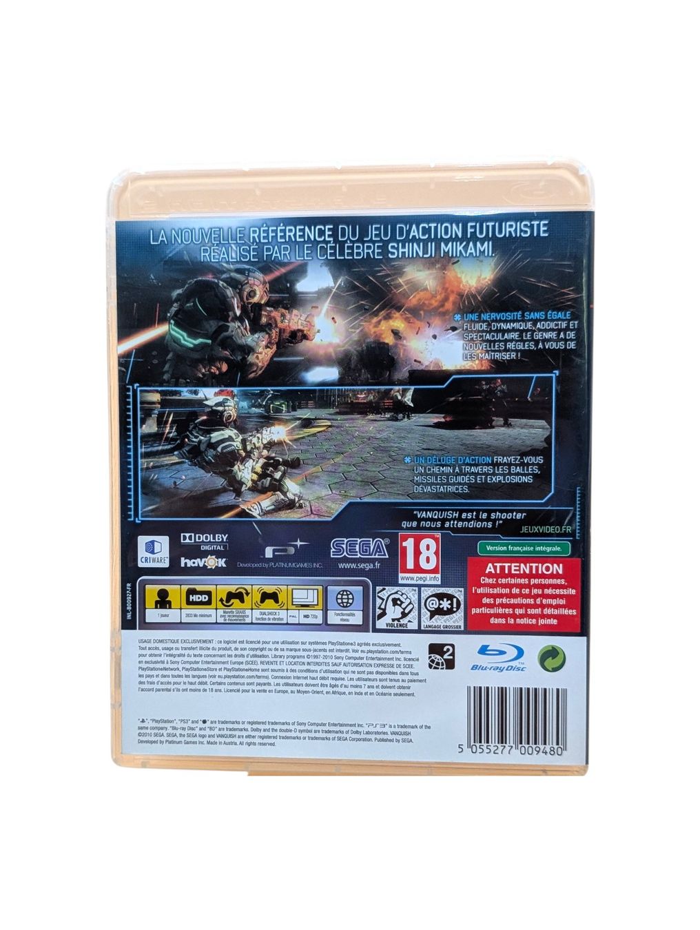 Sony Giochi: Vanquish PlayStation 3 (PS3) – Usato da Domat/Ems venduto da IsseldorsShop 1
