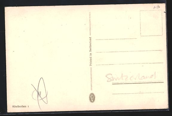 Cartes postales: Adelboden, Kirche und Baum im Schnee – D'occasion à Berlin par bartko-reher 1