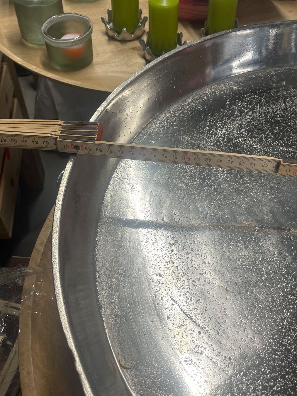 Tutte le decorazioni: Grosse Aluschale, Platte, Dekoschale Neu – Nuovo e nell'imballaggio originale da Volketswil venduto da rubin74 6