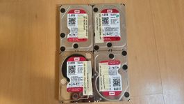 Lot WD Red 2TB CMR Testés Super Etat