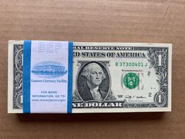 U.S.A. 100 X 1$ 2009 Bundel - aufeinanderefolge Nummern