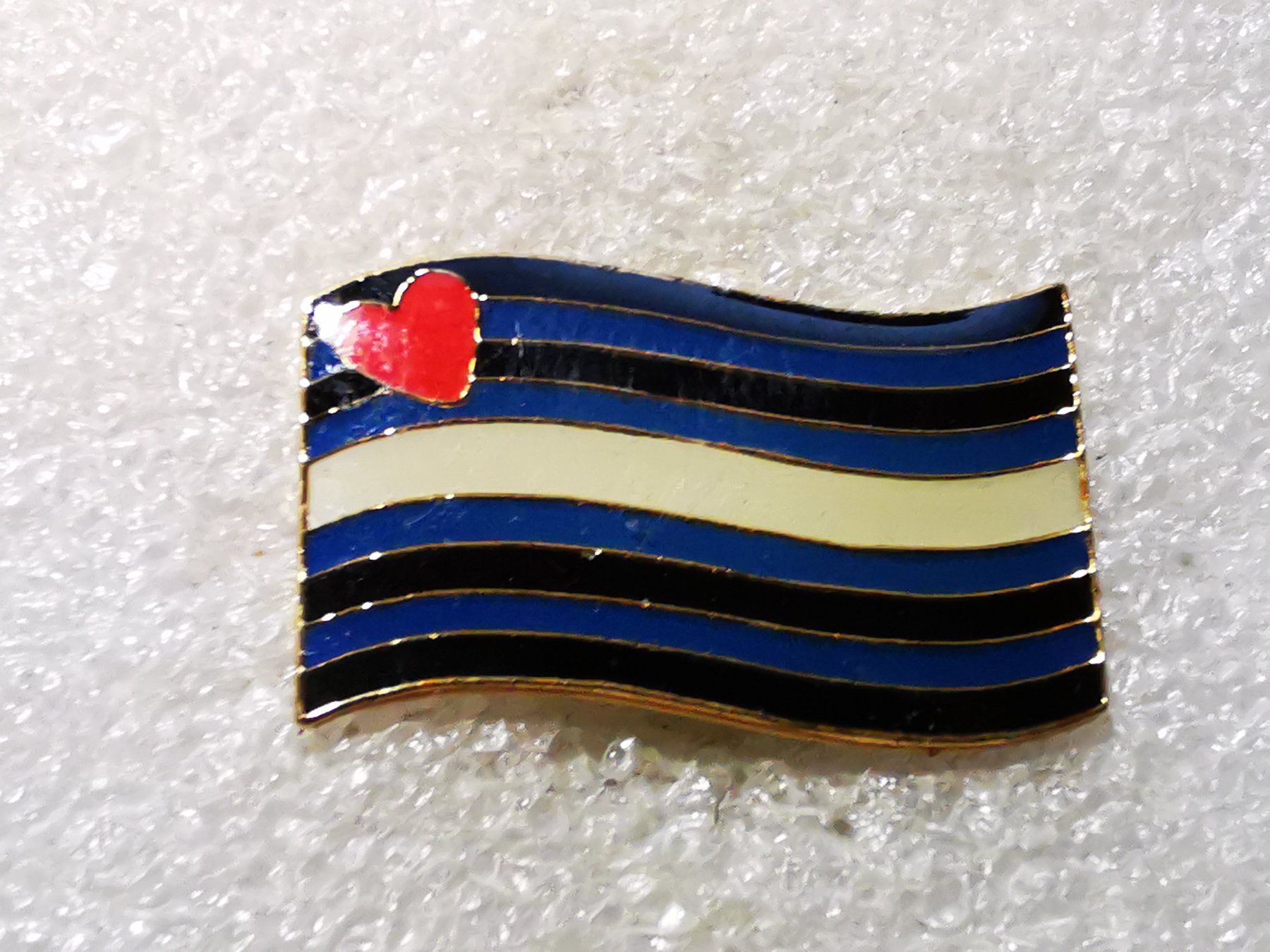 Placchette & Badge: Ansteckpin 85: Flagge Pride – Usato da Oppligen venduto da Pin-Fall-Shop