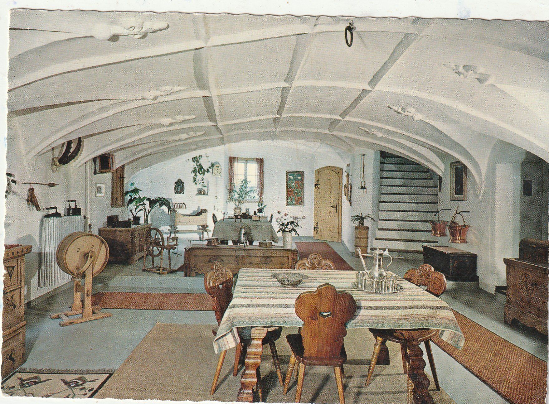 Cartoline postali: Speisesaal suler Zuoz – Usato da Lumbrein venduto da made02