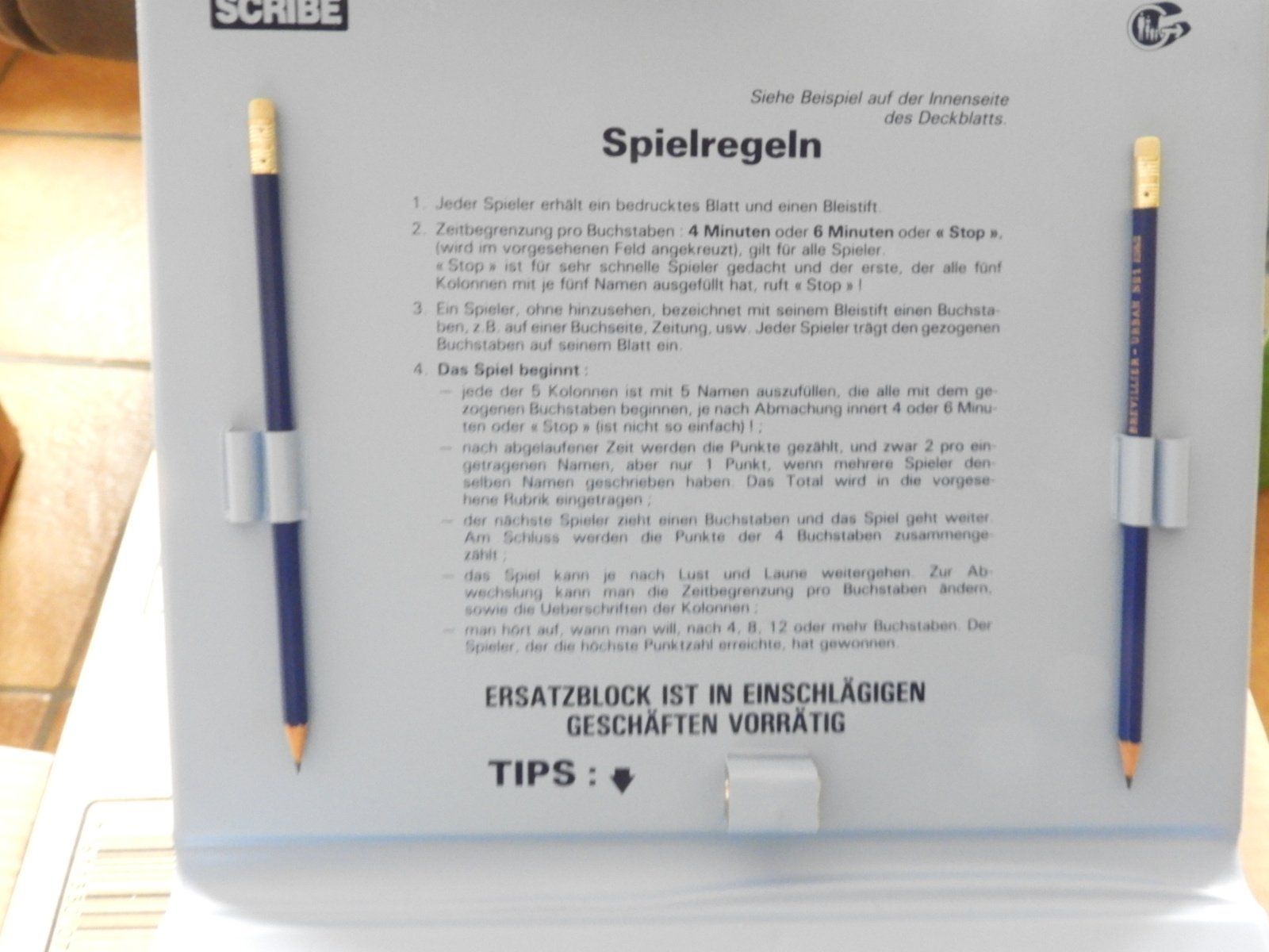 Giochi: DENKSPIEL,  DEUTSCH, konzentration, schnelligkeit – Nuovo (secondo la descrizione) da Ettingen venduto da troll-mutter 2