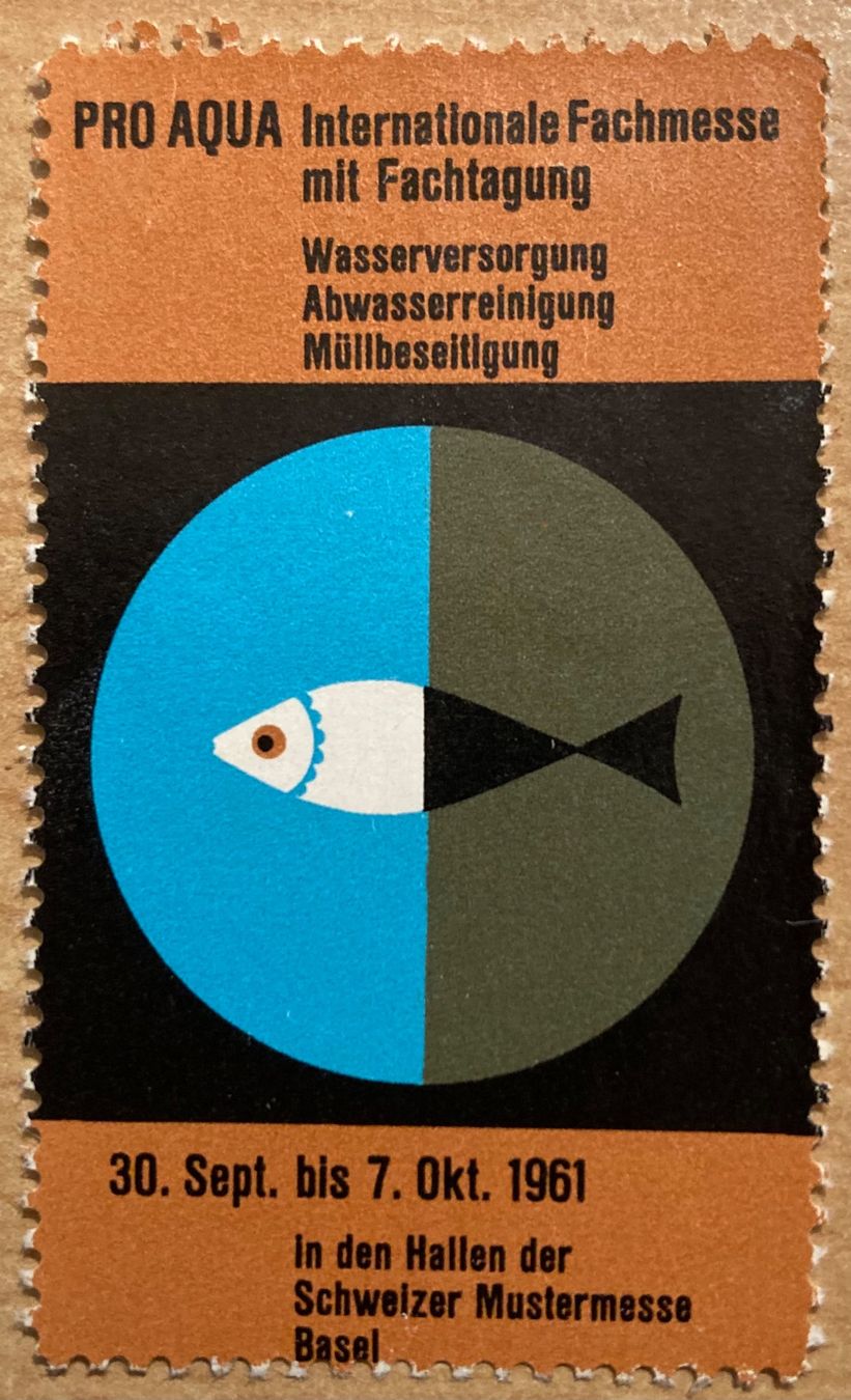 Tutti i francobolli: Vignette / Werbemarke PRO AQUA 1961 – Usato da Hunzenschwil venduto da nixnevis