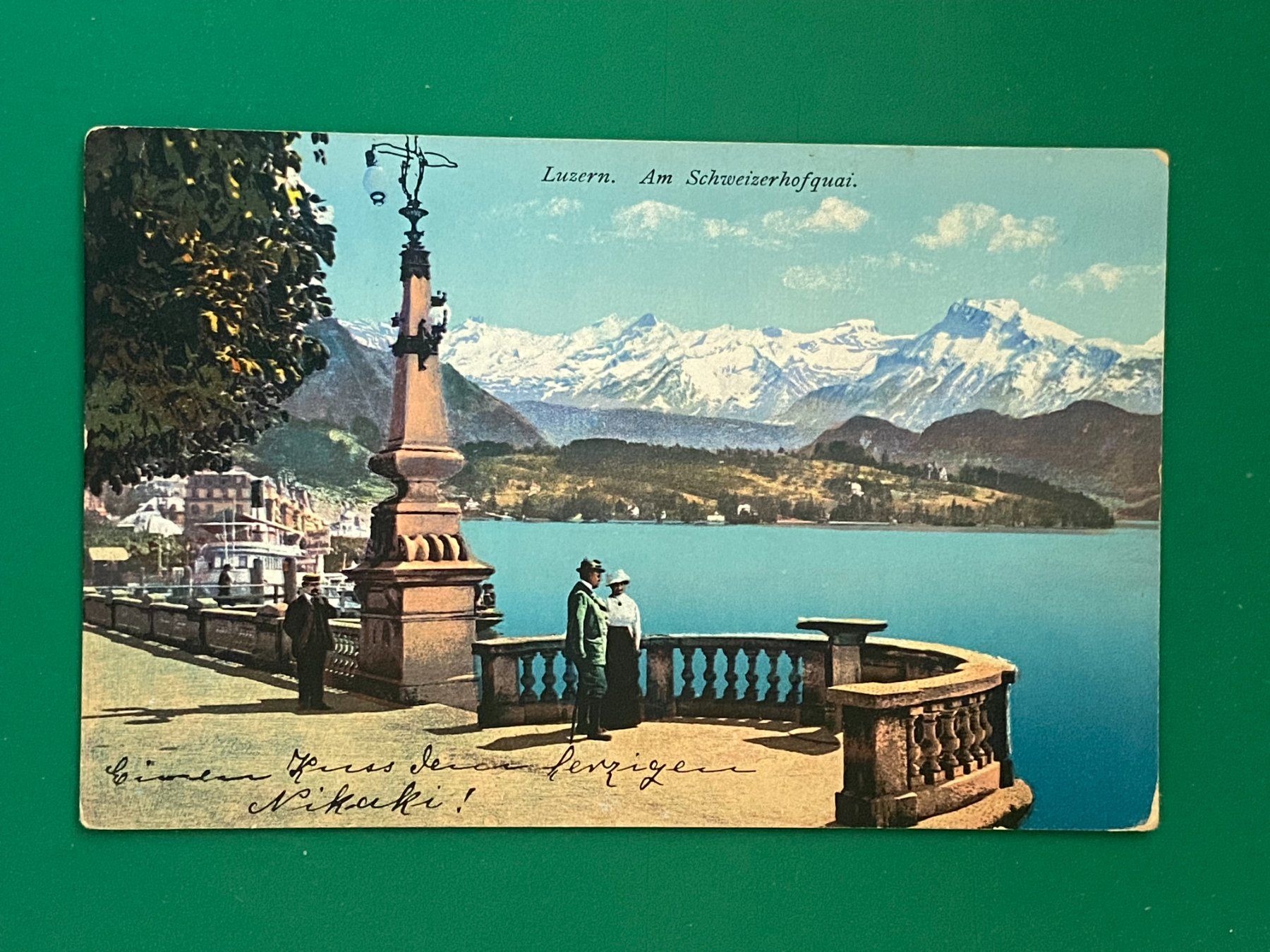 Ansichtskarten: Luzern - Am Schweizerhofquai – Gebraucht aus Steg VS von danwer74