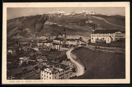AK Chur, Teilansicht gegen Calanda, 1914