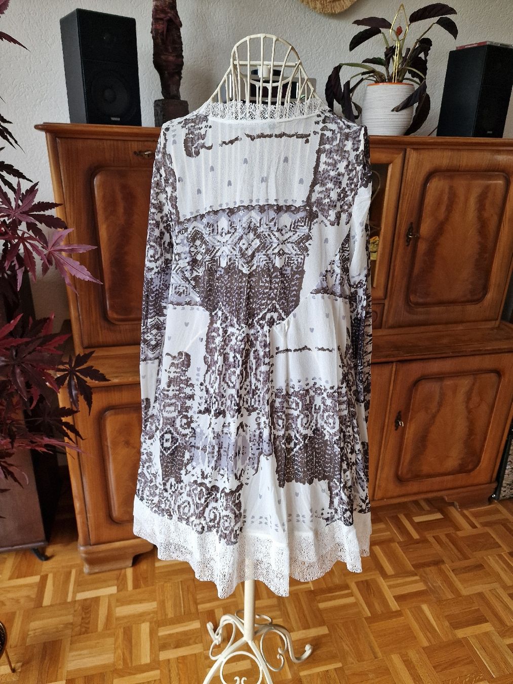 Vestiti: Robe voile Lauren Vidal brunc/blanc S – Nuovo (secondo la descrizione) da Echandens venduto da vanou 4