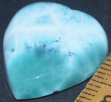 Cabochon L-1626 – Larimar Herz – 20x18,5mm