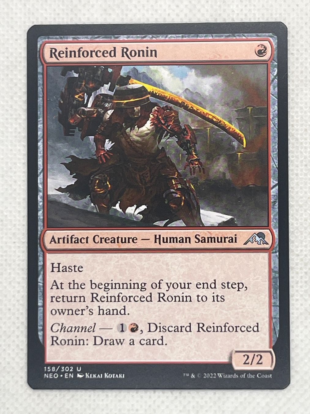 Magic The Gathering Carte collezionabili: Magic The Gathering — Reinforced Ronin – Usato da Hinterkappelen venduto da Kim1992