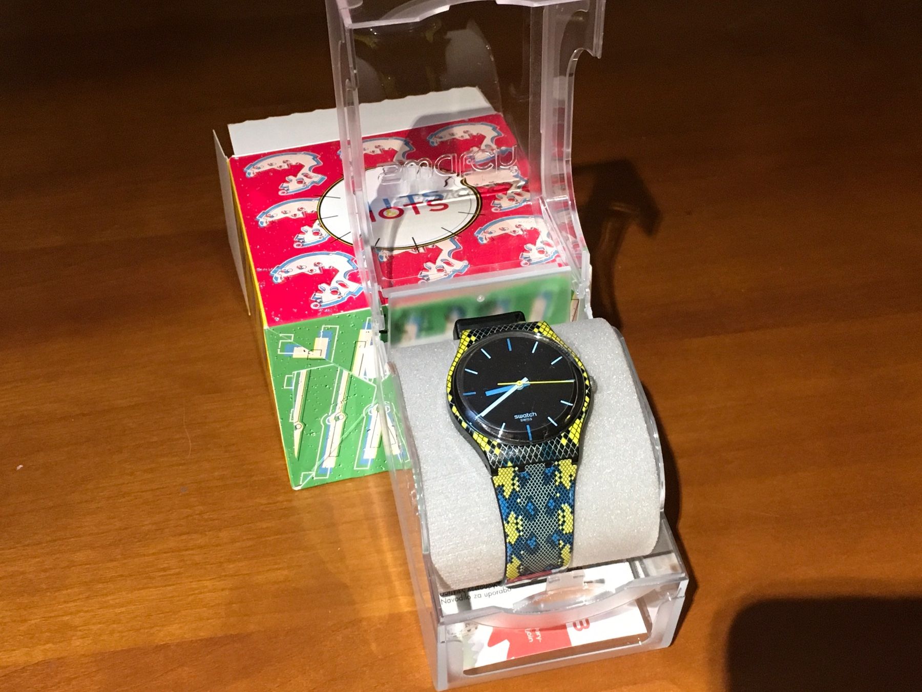 Swatch Montres: Swatch Snaky Blue - Full Set NEW - Ungetragen – Neuf (Voir description) à Wohlen AG par PrivatSammlung 1