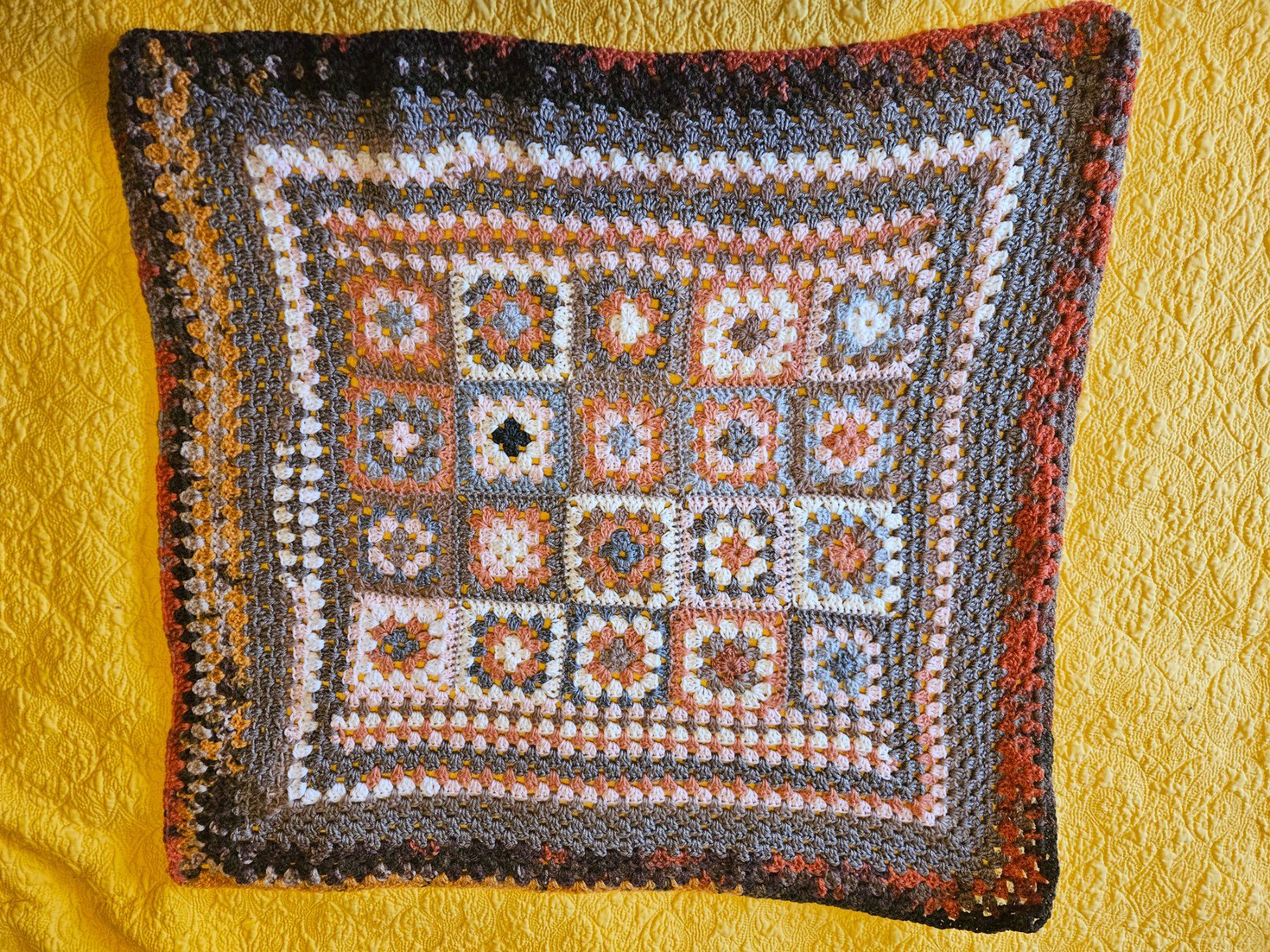 Coperte: Couverture naissance crochet fait main granny patch – Nuovo e nell'imballaggio originale da Thônex venduto da lacomtessedesfees 1